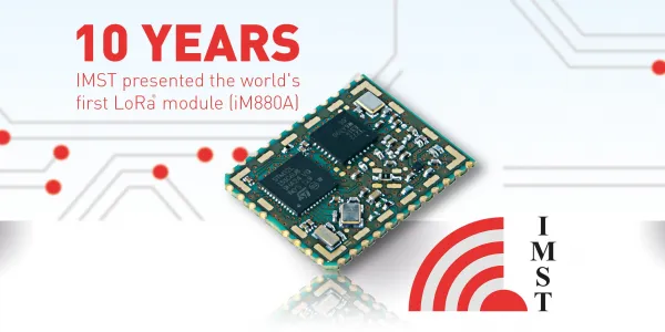 Our world's first LoRa® module iM880A is 10 years old